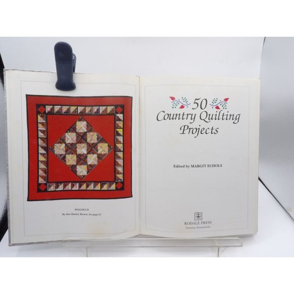 Quilting pattern book "50 Country Quilting Projects" Margt Echols, ED. ©1990 Rod - Picture 3 of 7